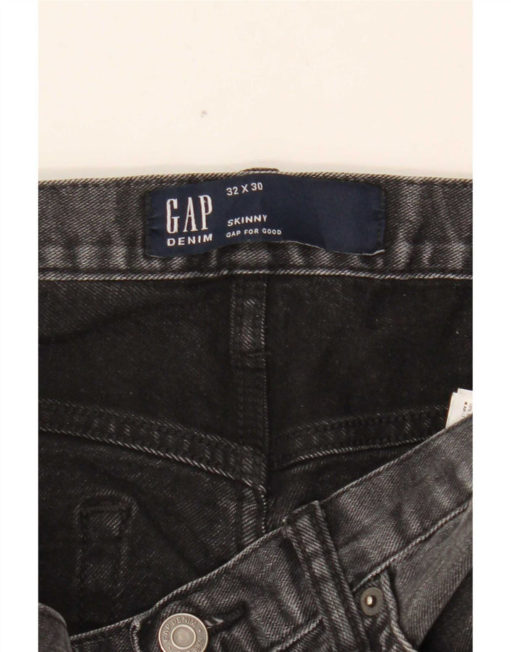 Vaqueros pitillo para mujer Gap W32 L30 Algodón negro
