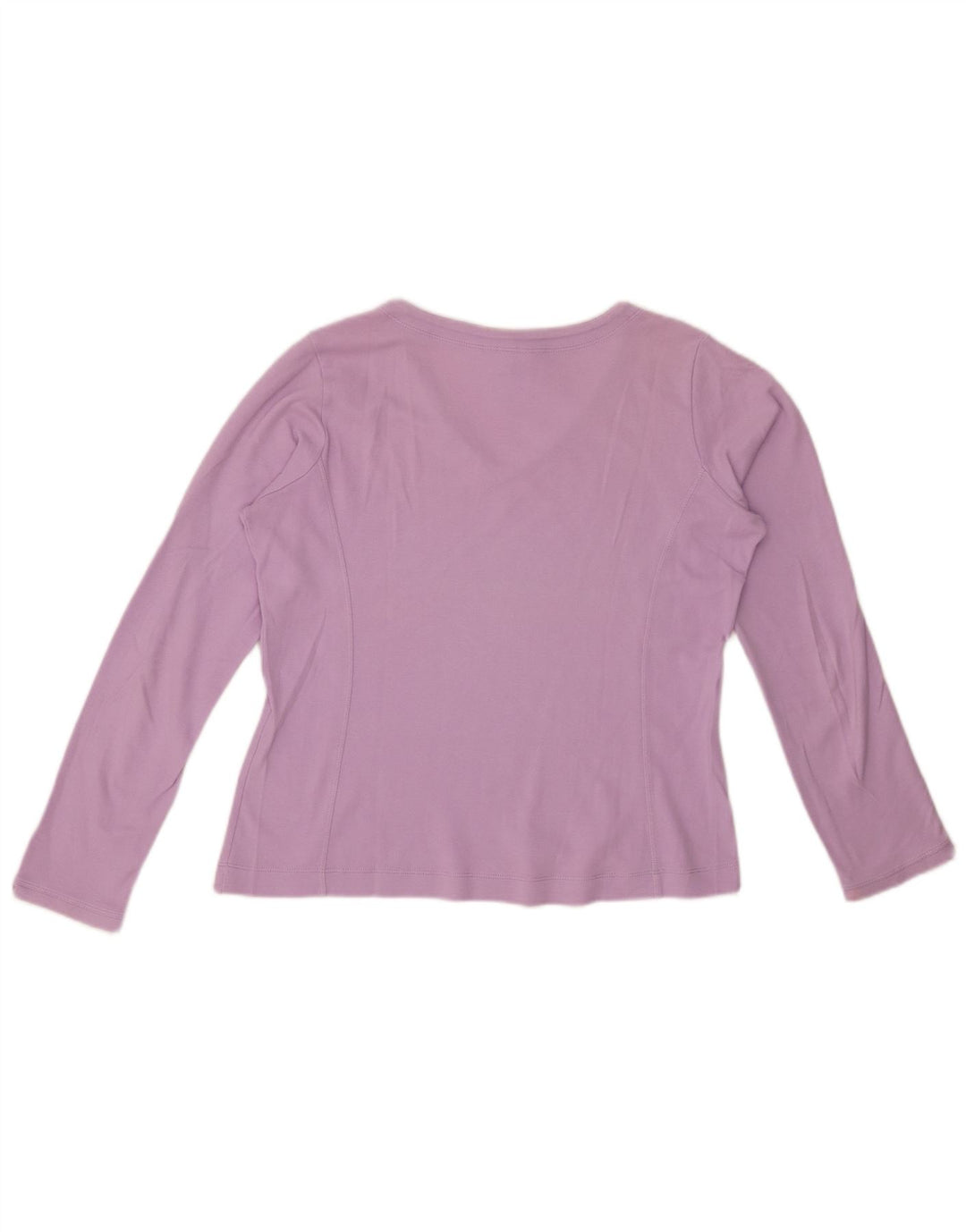 CHAMPION Top de ajuste fácil para mujer, manga larga, UK 44, color morado medio