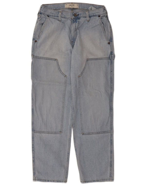 Vaqueros Hollister Cargo Loose Mujer W29 L30 Algodón Azul
