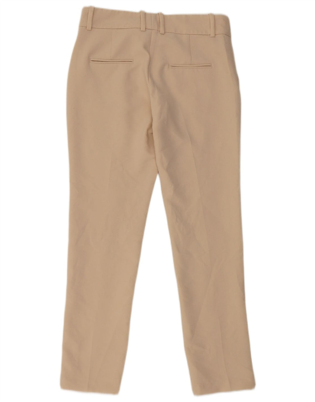 Zara Mujer Pantalón Chino Slim Fit XS Beige Poliéster