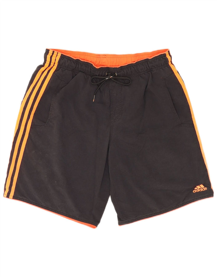 Adidas Hombre Bañador Corto Mediano Negro Poliéster