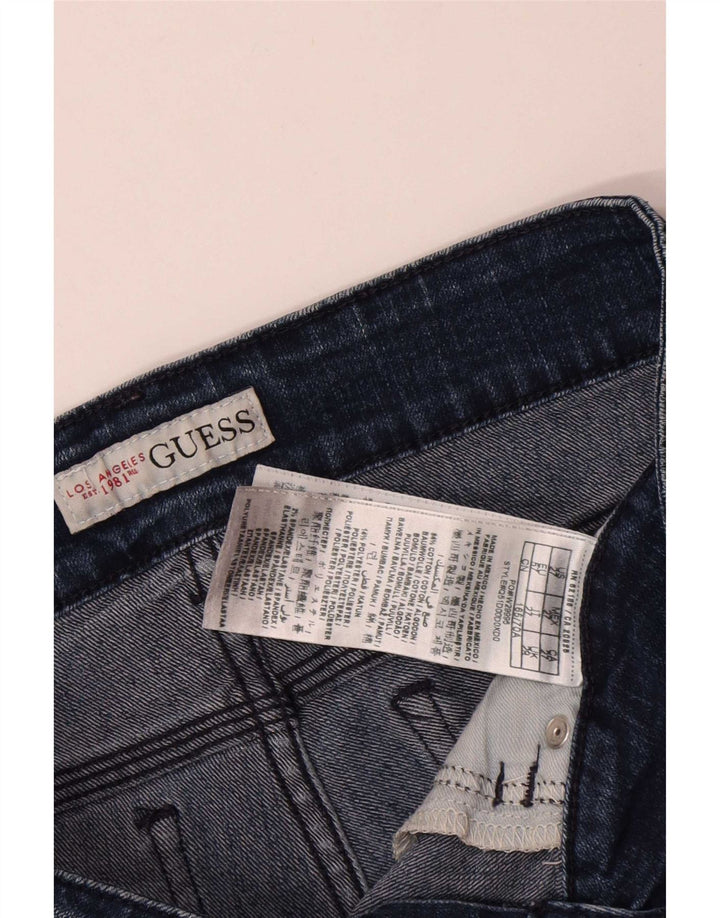 Shorts Guess Mujer W29 Algodón Azul Medio