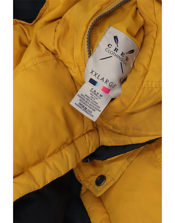 Crew Clothing Chaleco acolchado reversible para hombre UK 44 2XL Poliéster azul marino