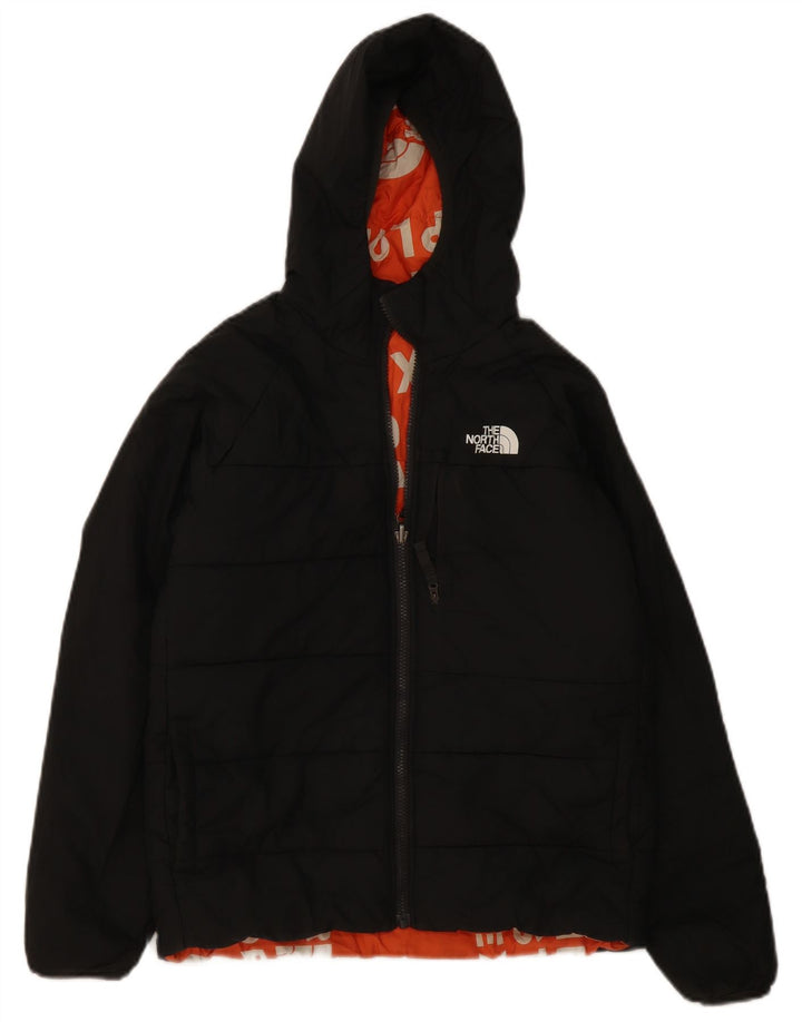The North Face Chaqueta reversible con capucha para niños 13-14 años grande Negro