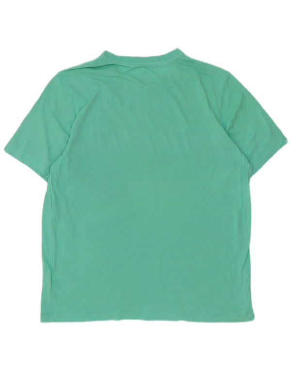 Camiseta Nike Hombre Top XL Turquesa Algodón