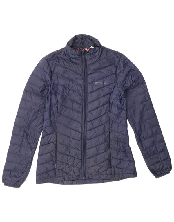 MOUNTAIN WAREHOUSE Womens Padded Jacket UK 10 Small  Navy Blue Nylon