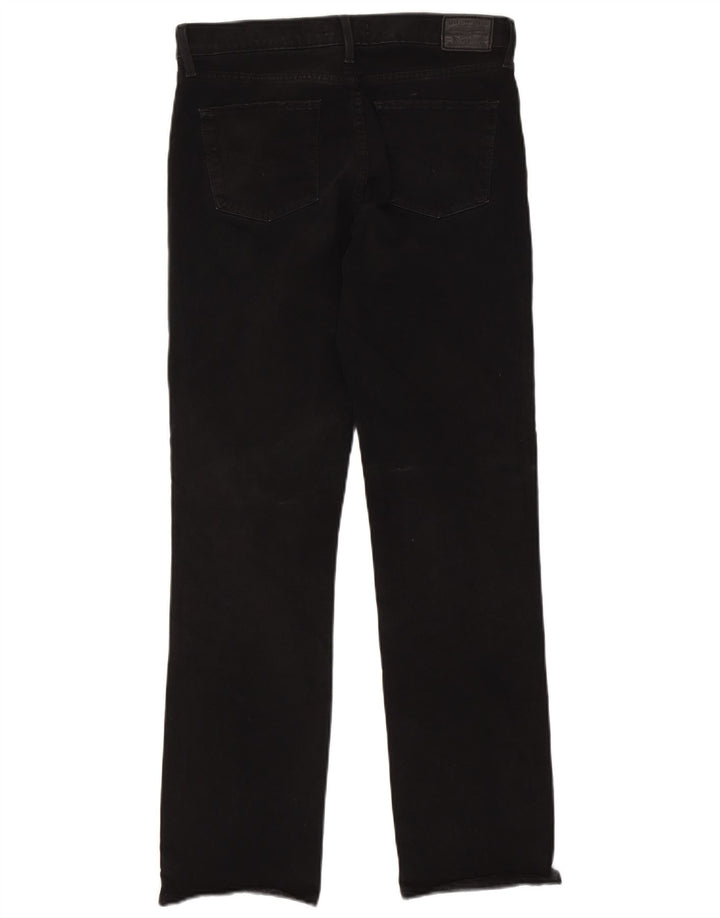 Levi's Mujer 314 Shaping Straight Jeans W30 L32 Algodón Negro