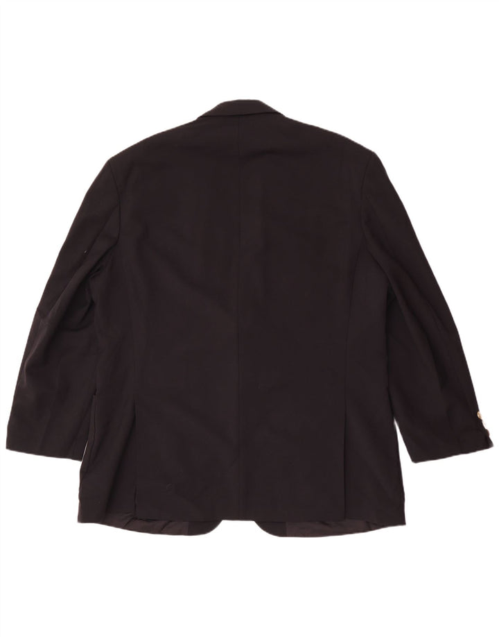 Marks & Spencer Chaqueta tipo blazer con 2 botones para hombre UK 46 XL Poliéster negro