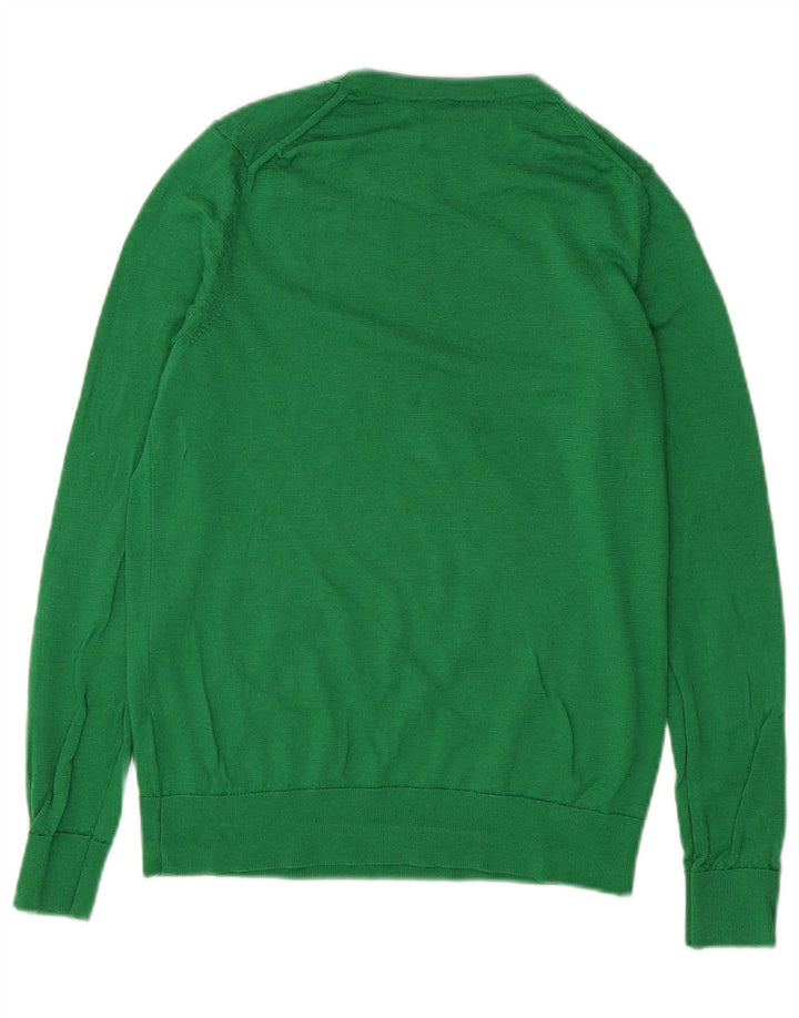 Marks & Spencer - Jersey con cuello barco para mujer, talla 40, color verde medio