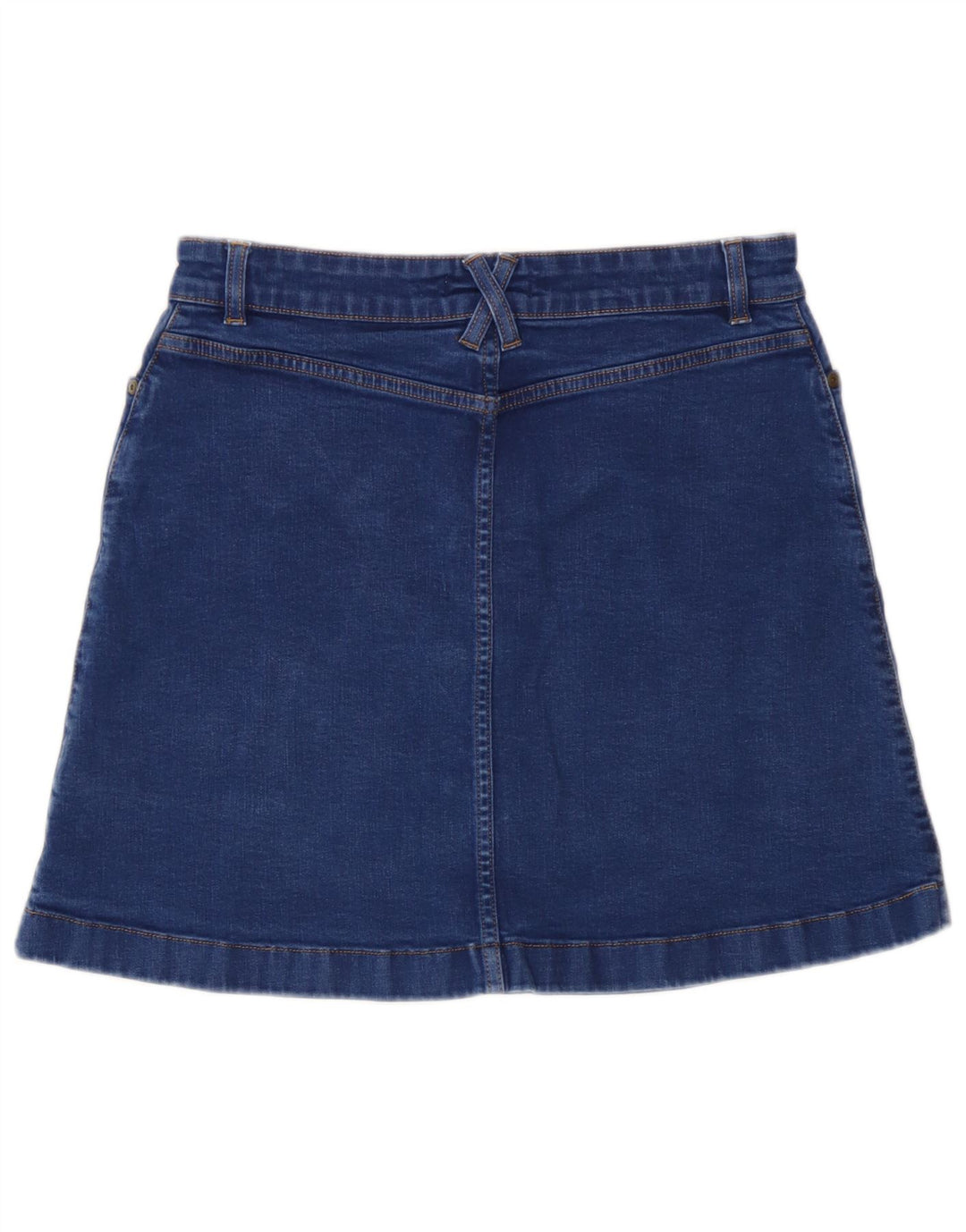 Falda de mezclilla para mujer Oasis UK 12 Mediana W30 Azul Algodón