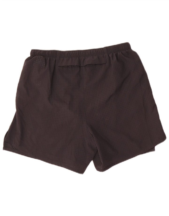 Nike Pantalones cortos deportivos Dri Fit Graphic para hombre, talla mediana, negro