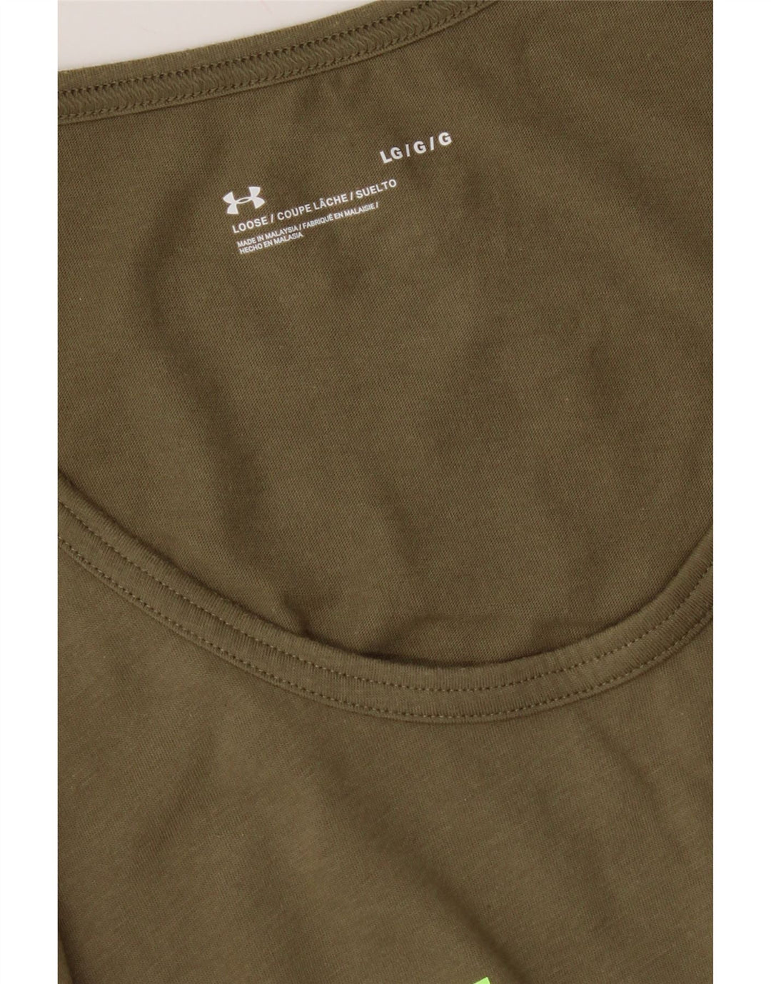 Under Armour Hombre Gráfico Chaleco Top Grande Caqui