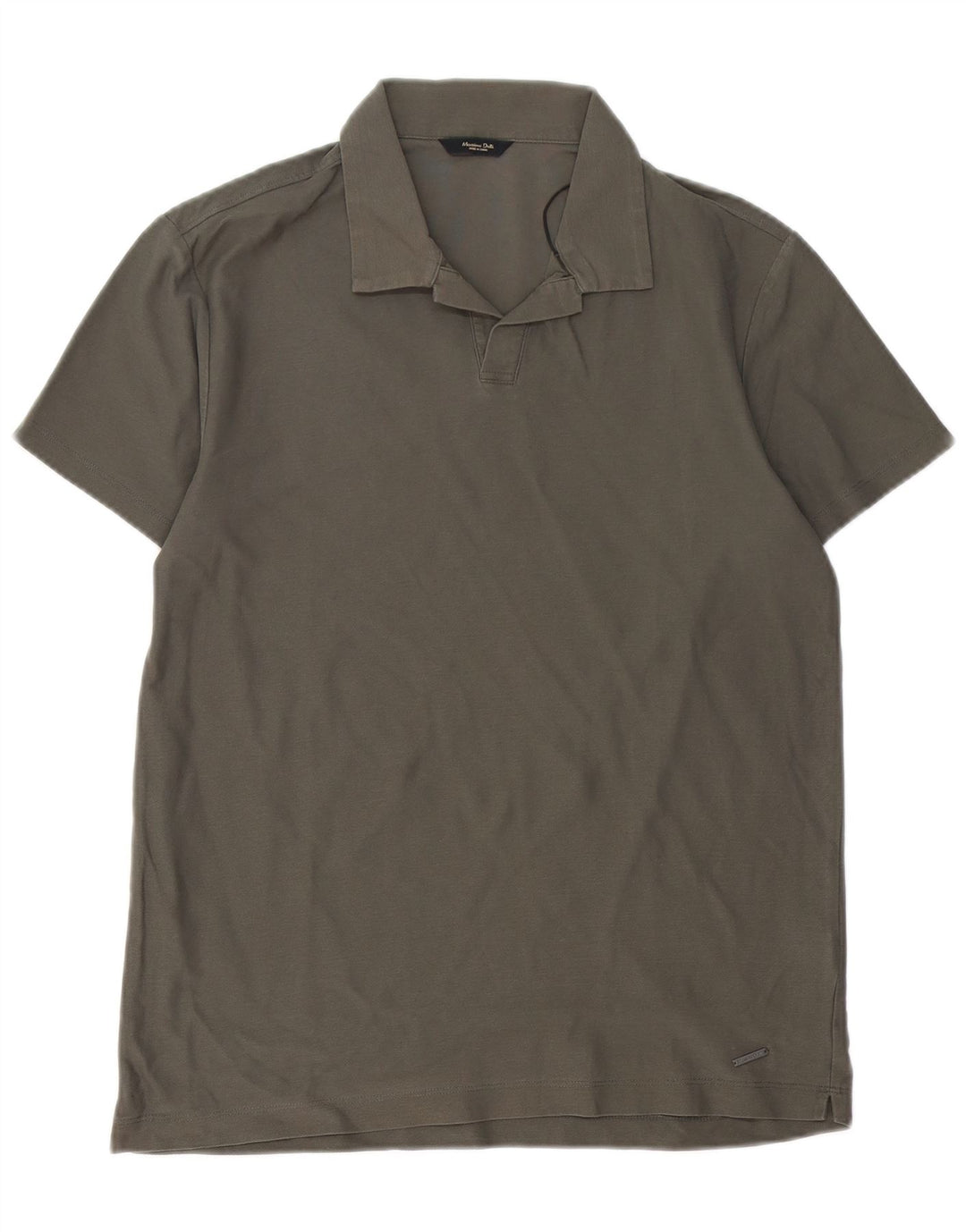 MASSIMO DUTTI Polo Hombre Small Gris Algodón