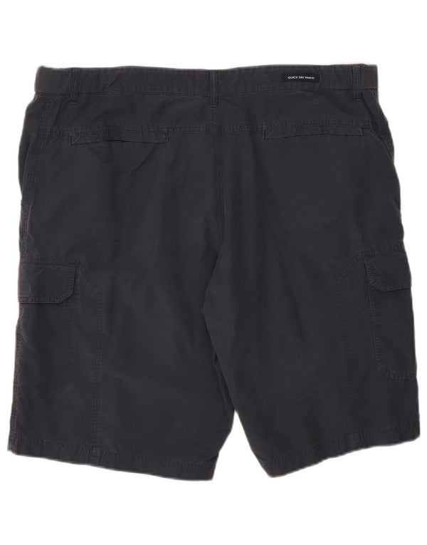 Marks & Spencer Pantalones cortos tipo cargo para hombre W40 XL Azul marino