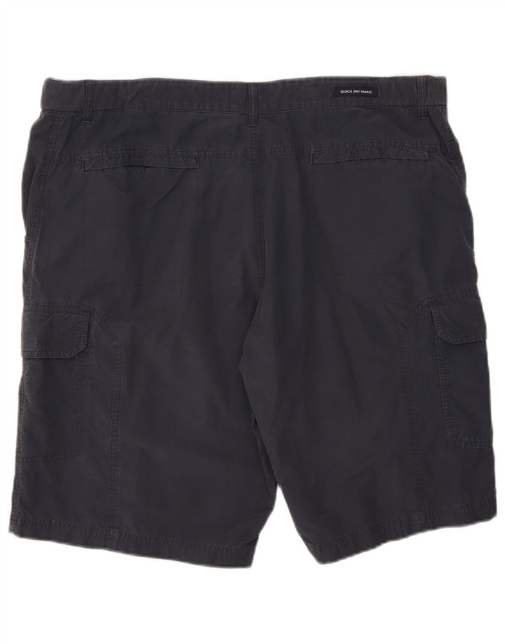 Marks & Spencer Pantalones cortos tipo cargo para hombre W40 XL Azul marino
