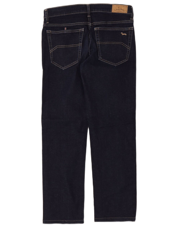 Harmont & Blaine Jeans rectos para mujer IT 46 Large W32 L28 Algodón azul marino