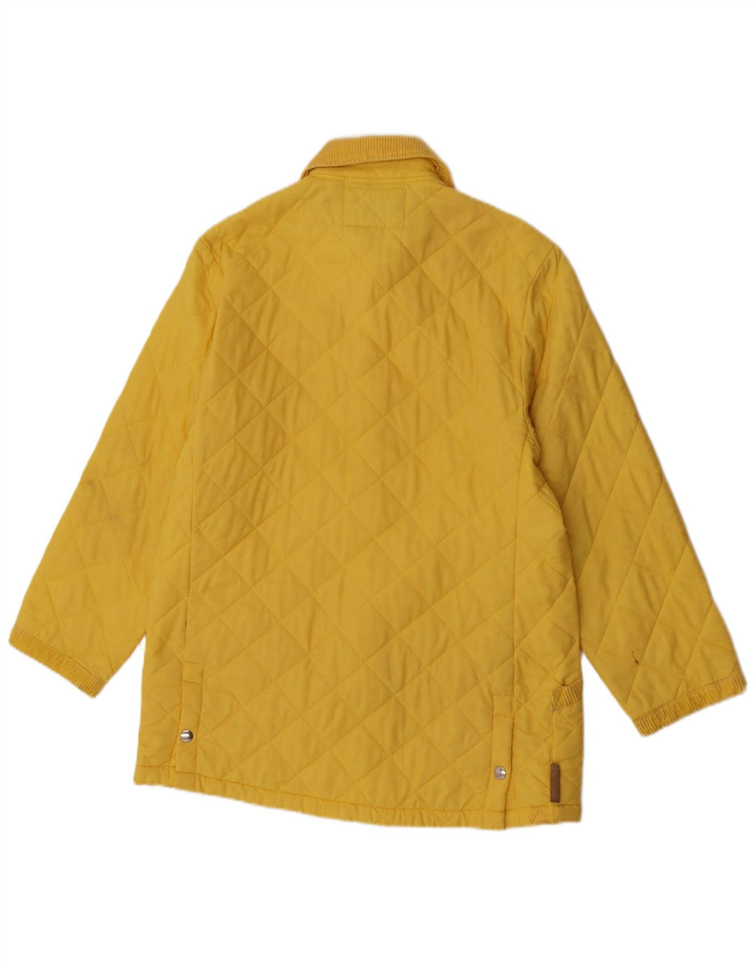 Chaqueta acolchada Husky para mujer UK 12 Poliamida amarilla mediana