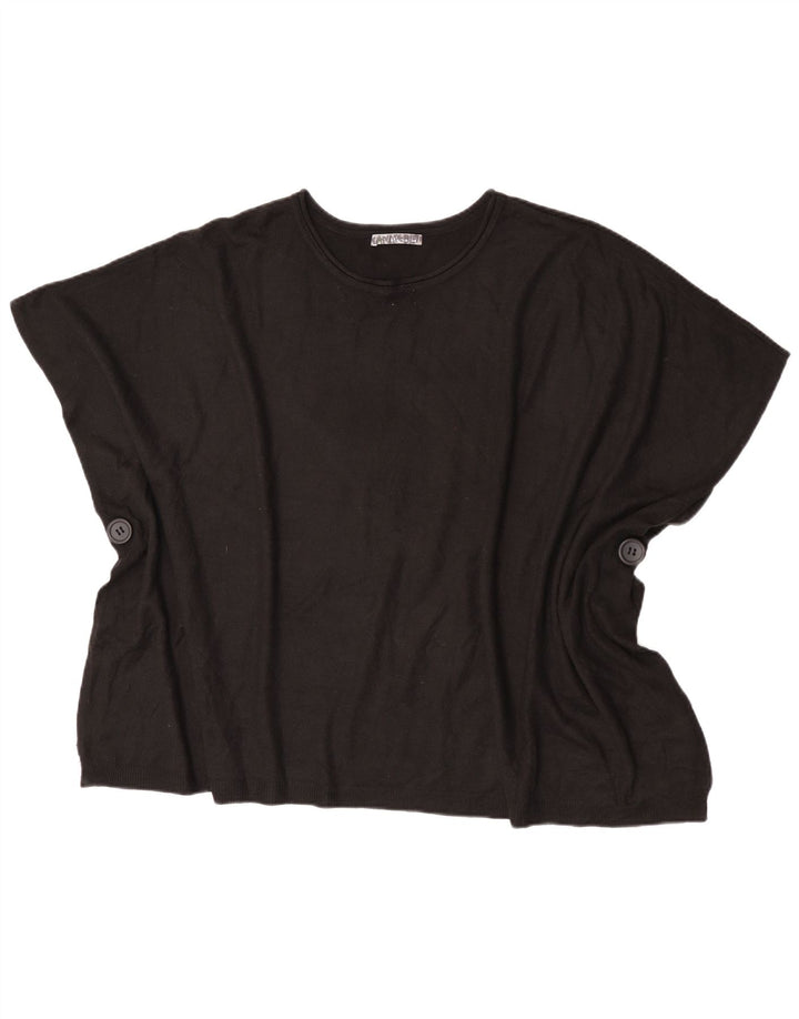 Marks & Spencer Poncho Top para Mujer Talla única Negro