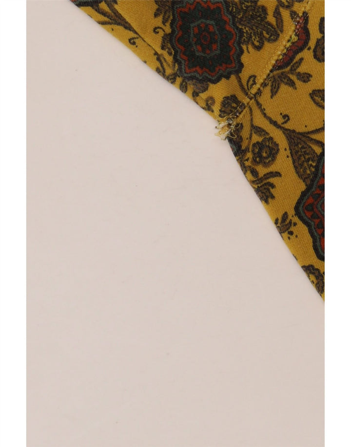 PATRIZIA DINI Sudadera para mujer Jumper UK 40 Medio Amarillo Floral