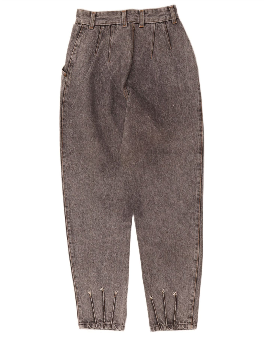 Vaqueros Cappopera Mujer Tapered W24 L27 Algodón Gris