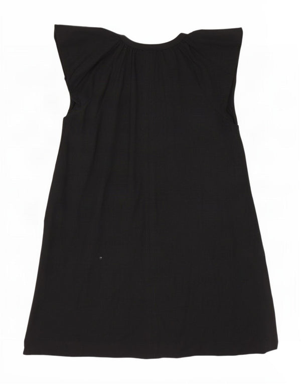 Next Vestido evasé para mujer UK 44 Large Viscosa negra
