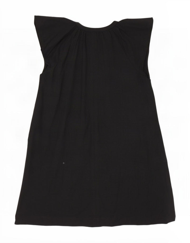 Next Vestido evasé para mujer UK 44 Large Viscosa negra
