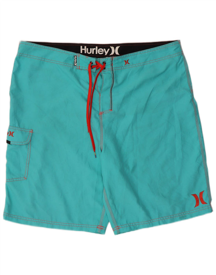 Hurley Bañador Corto Hombre XL Turquesa Poliéster
