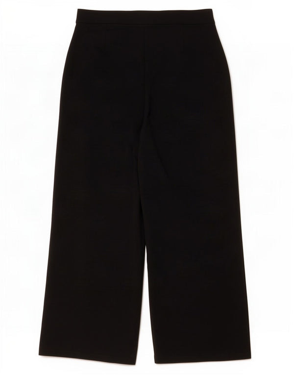 Marks & Spencer Pantalones informales de ajuste holgado para mujer UK 46 Large W34 L28 Negro