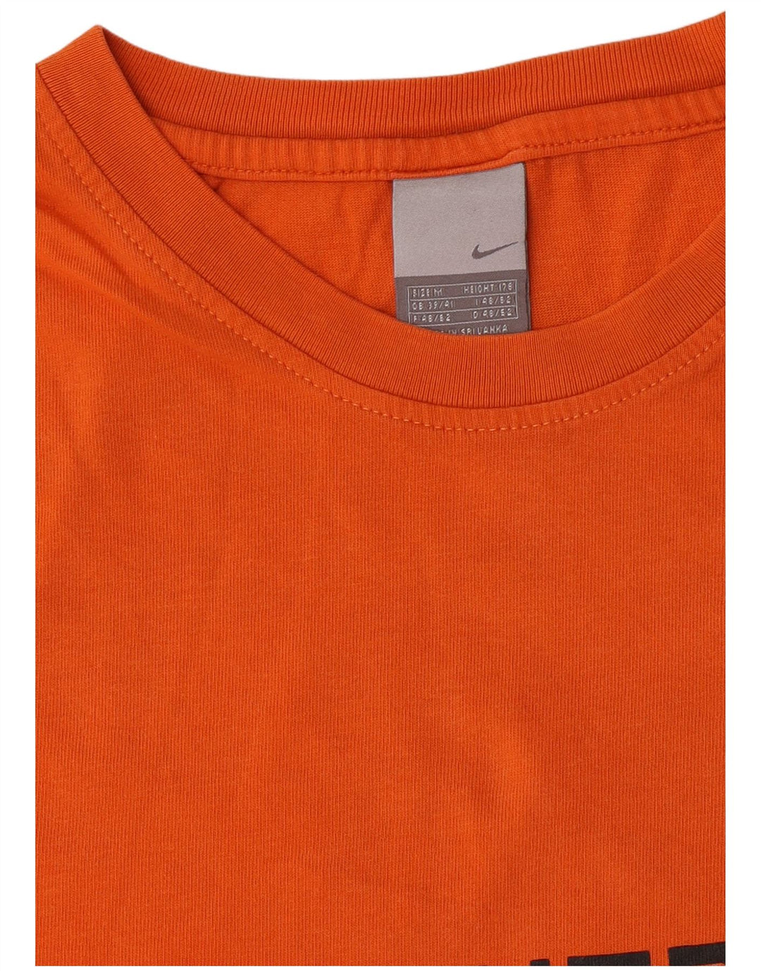 Nike Camiseta gráfica para hombre UK 39/41 Medium Naranja