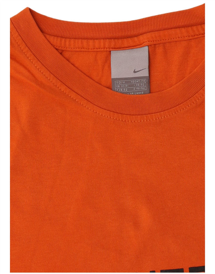 Nike Camiseta gráfica para hombre UK 39/41 Medium Naranja