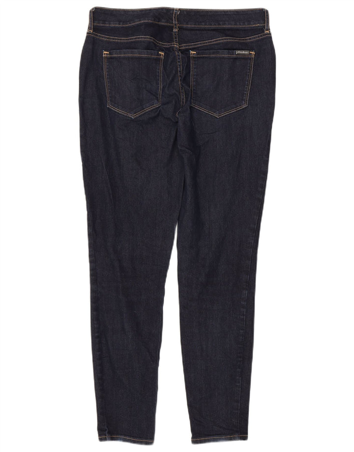 Eddie Bauer Jeans ajustados para mujer US 6 Medium W32 L29 Azul marino