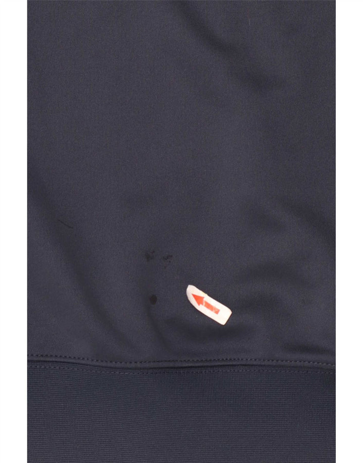 Nike - Sudadera con capucha y cremallera para hombre, talla pequeña, color azul marino, poliéster