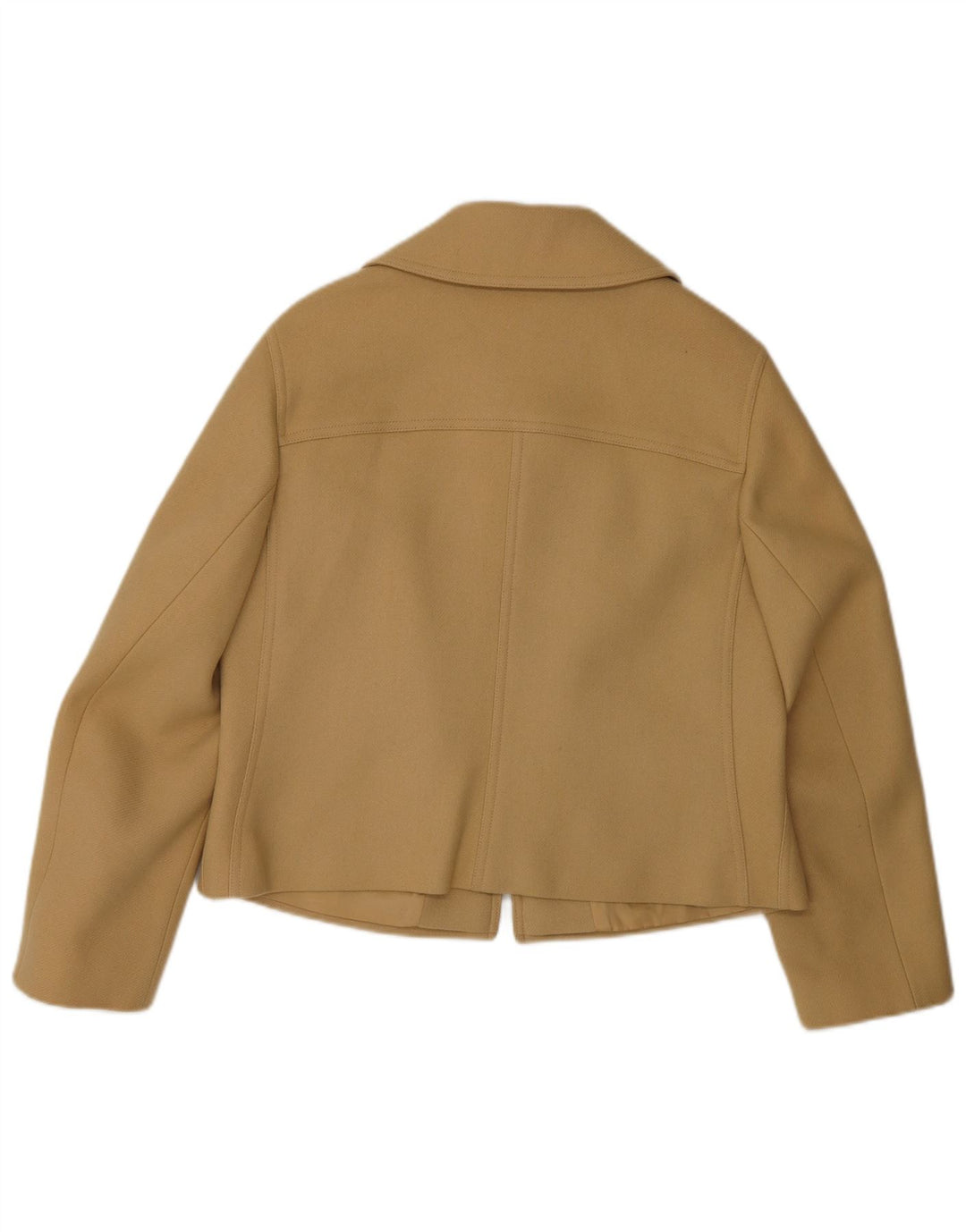 Bogner Chaqueta tipo blazer con cremallera completa para mujer UK 46 Large Beige Wool