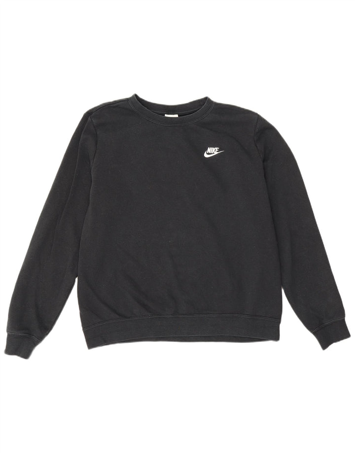 Nike - Sudadera tipo jersey para hombre, talla grande, algodón negro
