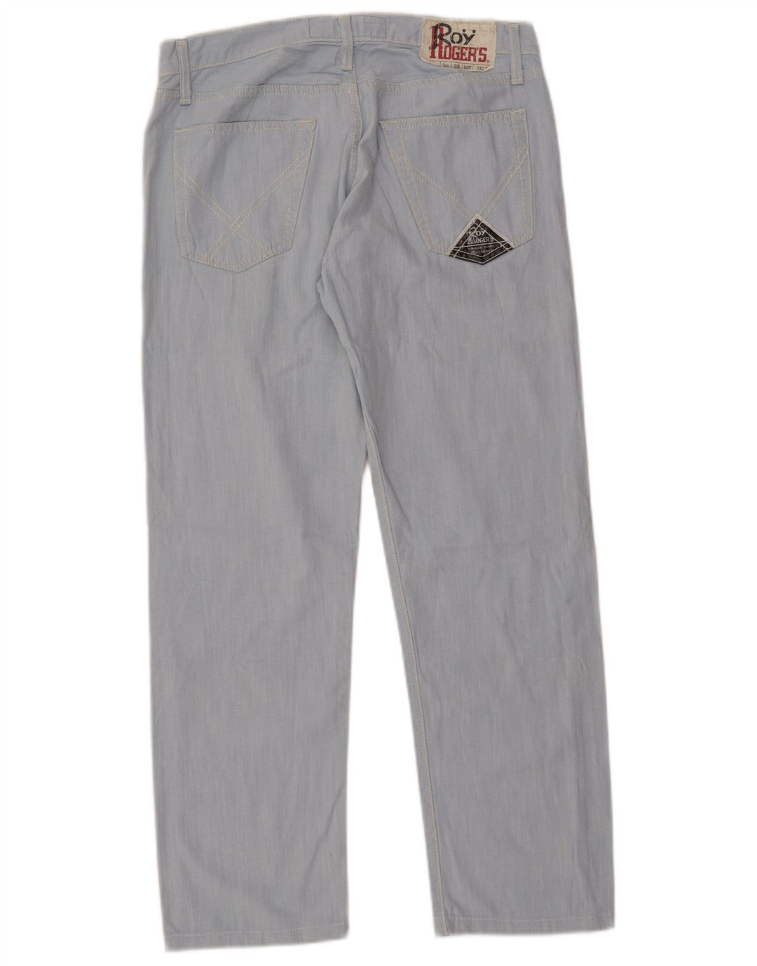 Roy Rogers Vaqueros rectos para hombre W32 L29 Algodón azul