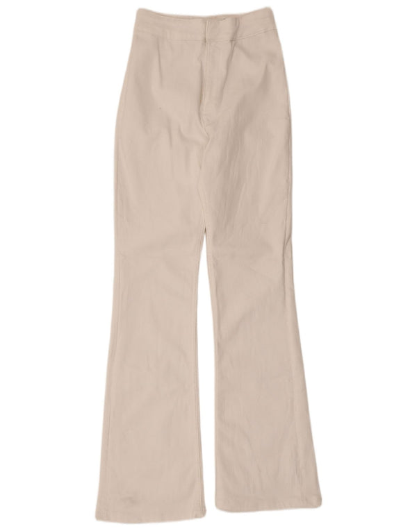 Vaqueros Acampanados Zara Mujer EU 40 Medium W30 L31 Blanco