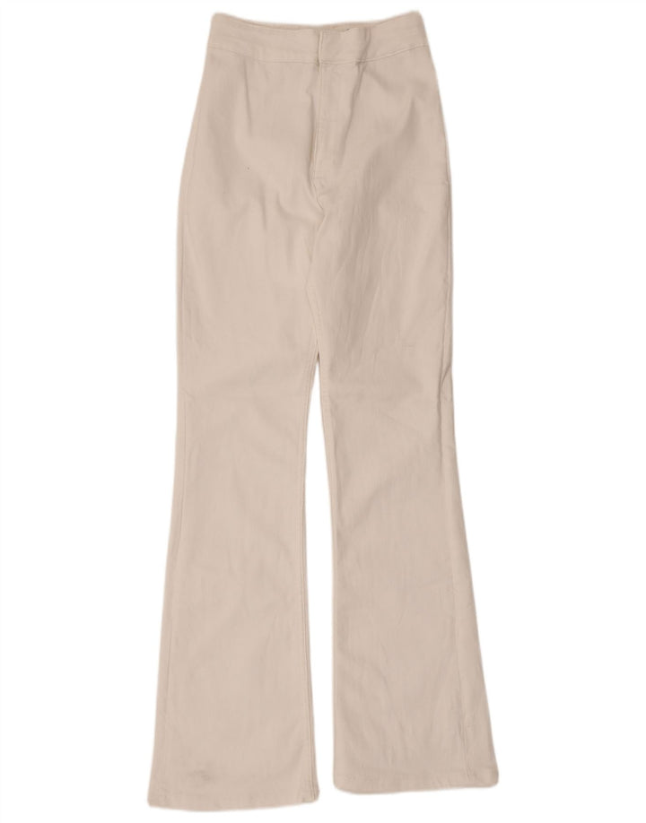 Vaqueros Acampanados Zara Mujer EU 40 Medium W30 L31 Blanco