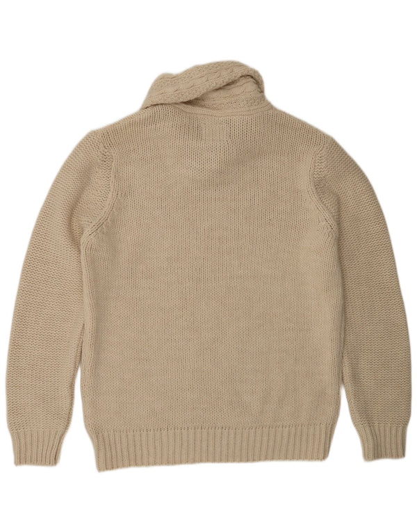 Angelo Litrico Jersey Hombre con Cuello Chal XL Acrílico Beige