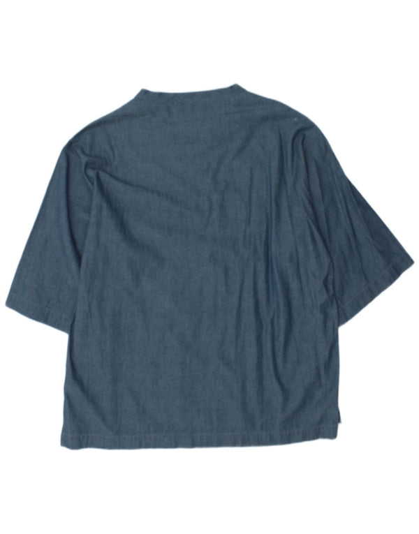 Dolce & Gabbana Blusa de manga 3/4 para mujer UK 40 XL Rayas azules