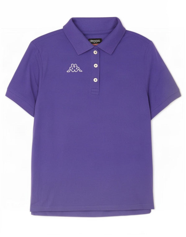 Kappa Polo para mujer UK 42 Algodón morado mediano
