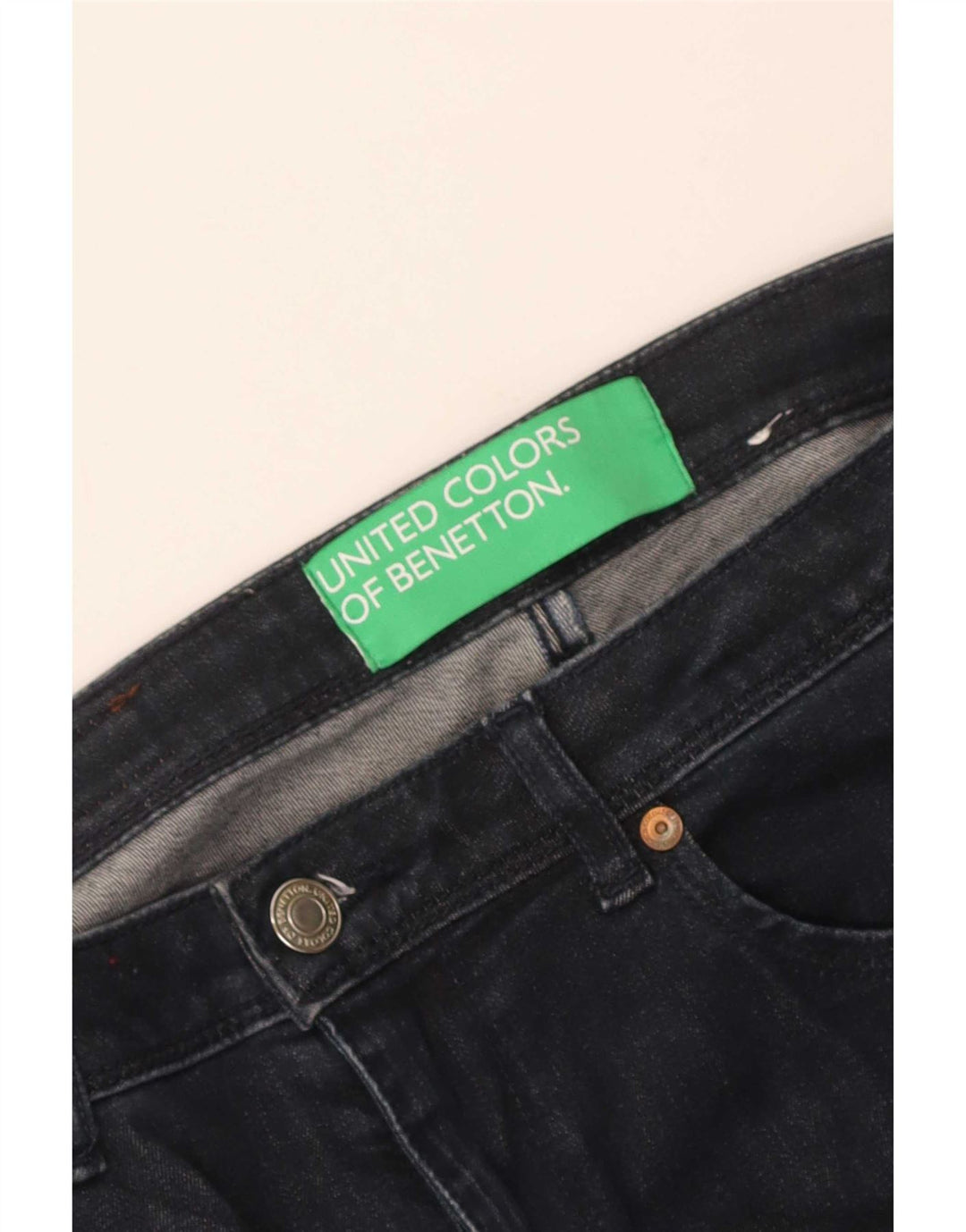 Vaqueros Bootcut Mujer Benetton W30 L34 Azul Marino