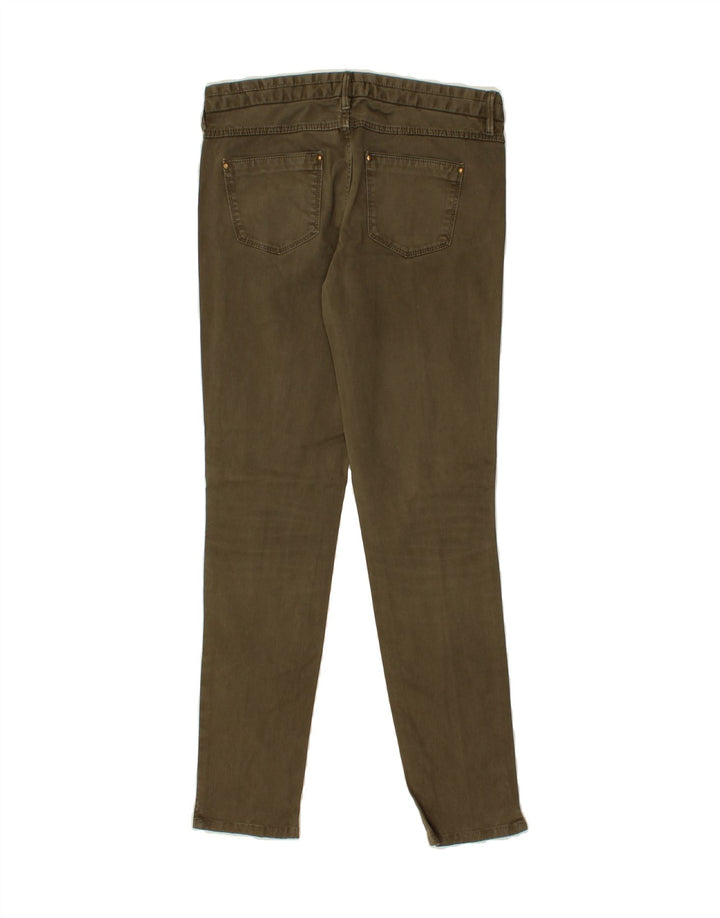 MASSIMO DUTTI Womens Slim Casual Trousers EU 38 Medium W30 L30  Khaki Vintage Massimo Dutti and Second-Hand Massimo Dutti from Messina Hembry 