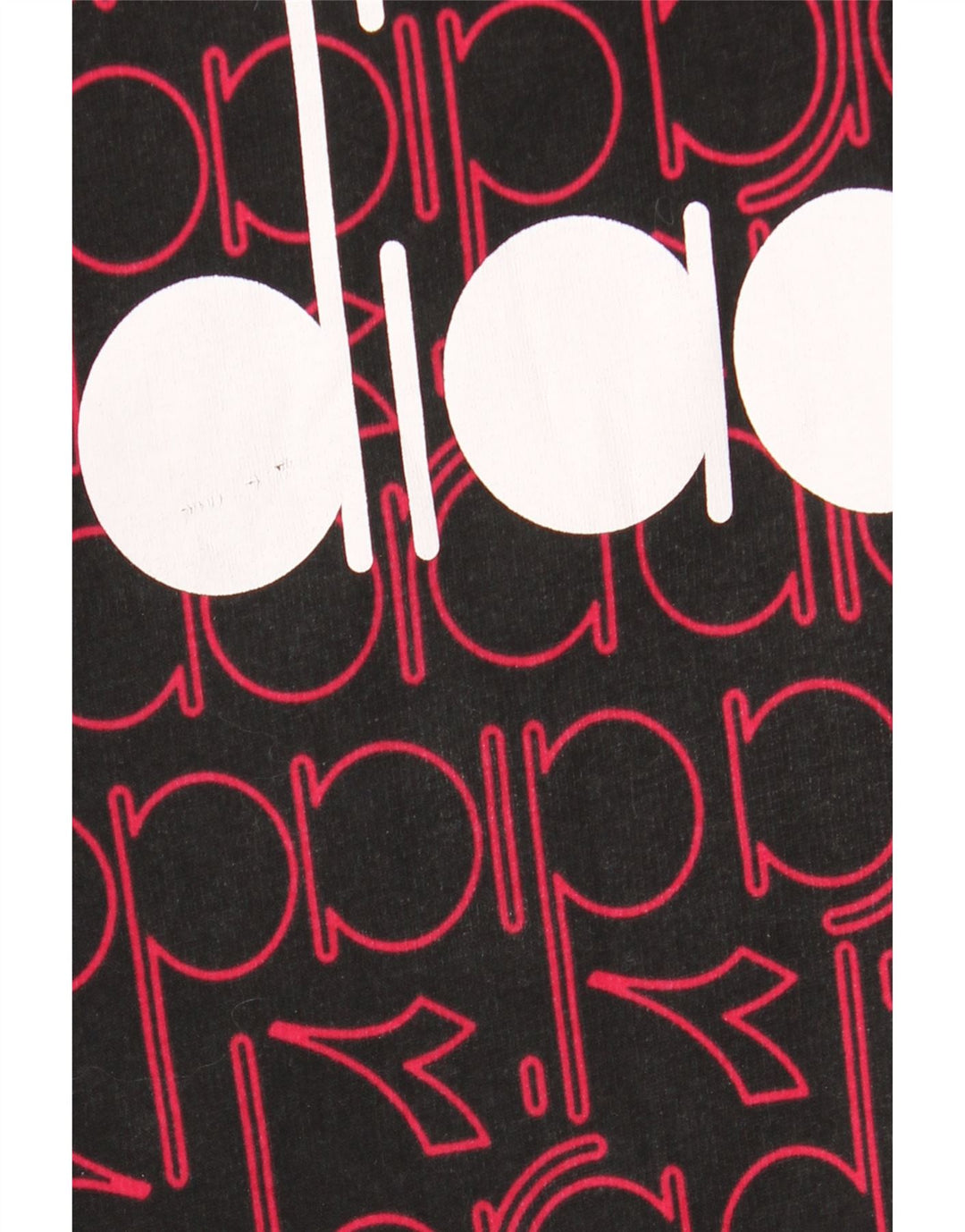 DIADORA Jersey con capucha y estampado gráfico de algodón negro mediano para hombre