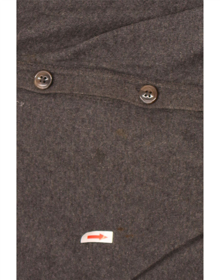 Marks & Spencer - Cárdigan para hombre, talla grande, algodón gris