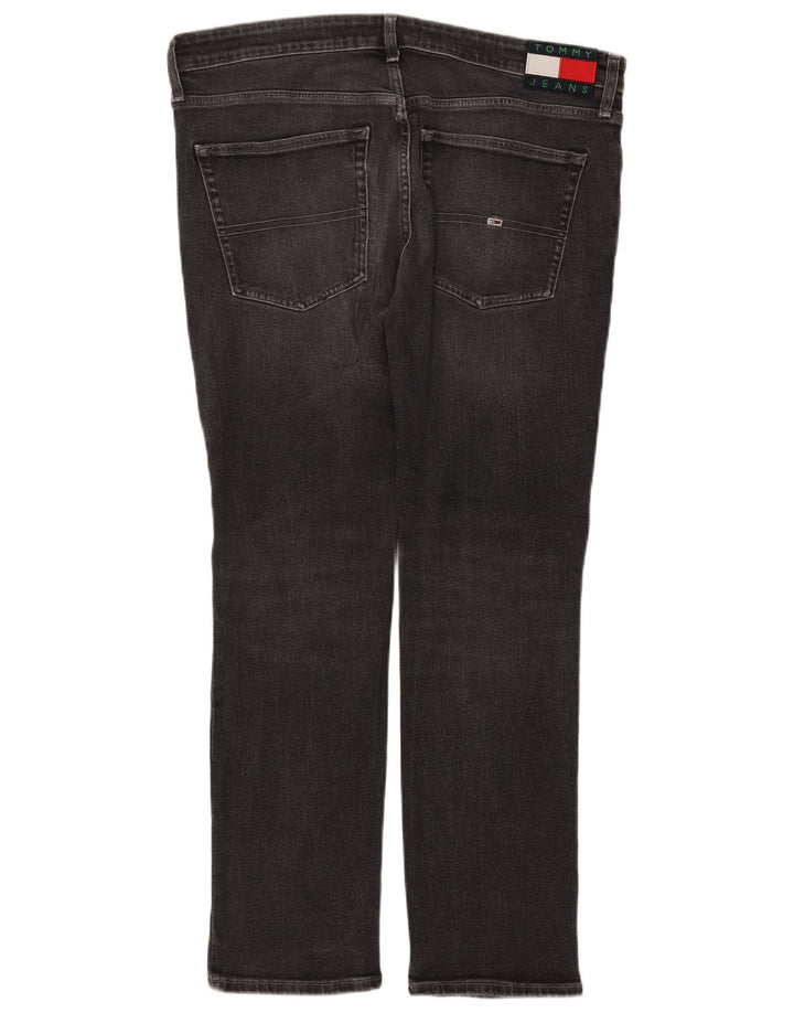 Tommy Hilfiger Vaqueros ajustados para hombre W38 L32 Algodón gris
