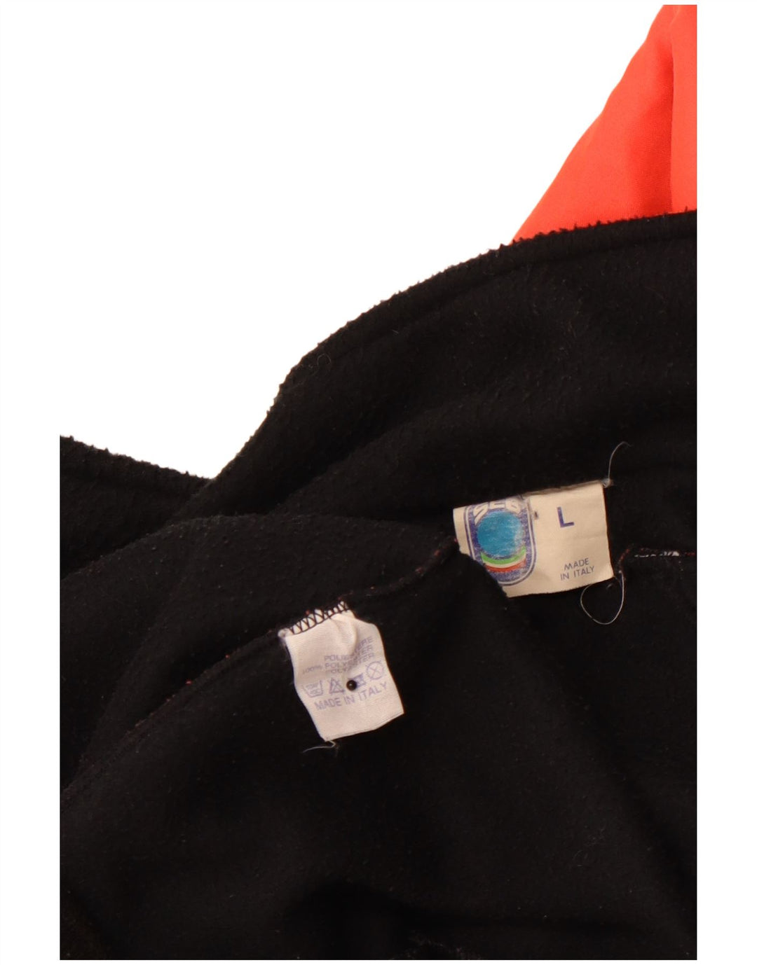 VINTAGE Chaqueta bomber para hombre Reino Unido 40 Poliéster color naranja grande
