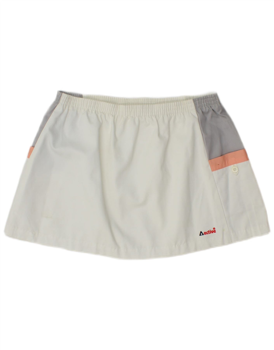 Minifalda de tenis para mujer Active EU 44 XL W32 Blanco Colorblock Poliéster