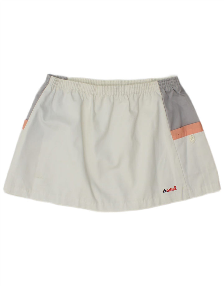 Minifalda de tenis para mujer Active EU 44 XL W32 Blanco Colorblock Poliéster