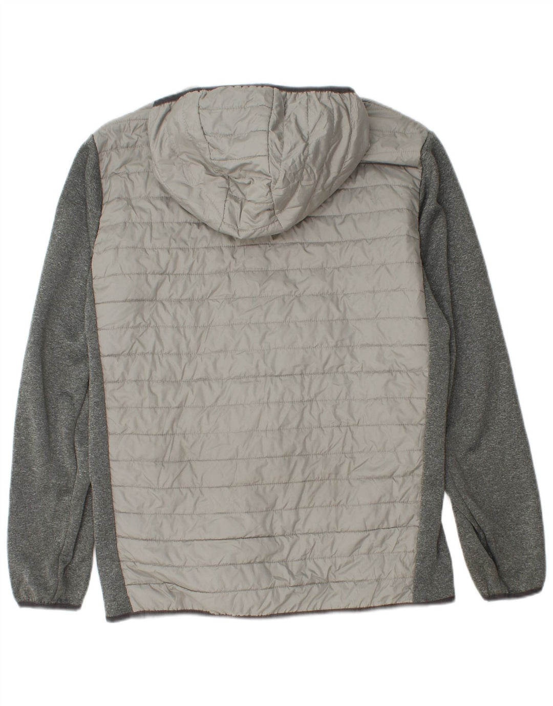 Jack & Jones Hombre Chaqueta Acolchada Con Capucha ES 38 Gris Medio Colorblock