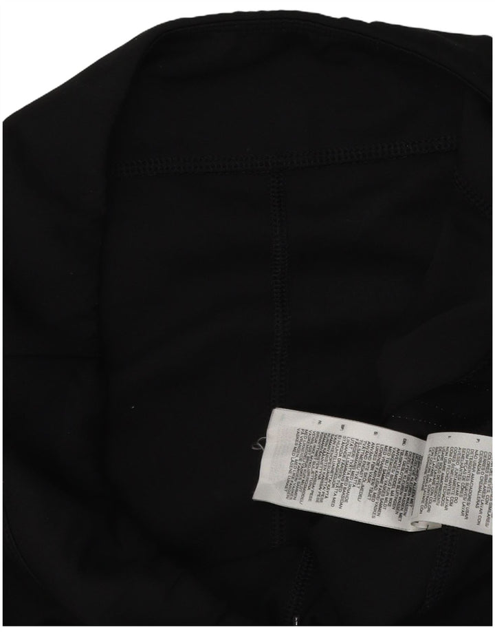 ADIDAS Leggings cortos Aeroready para mujer Reino Unido 40 Mediano Negro Poliéster